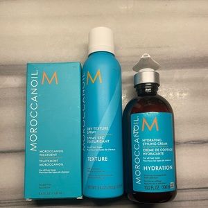 Brand new, unopened Moroccanoil products